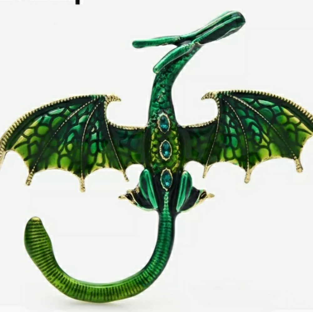 NWT Awesome Dragon Brooch.